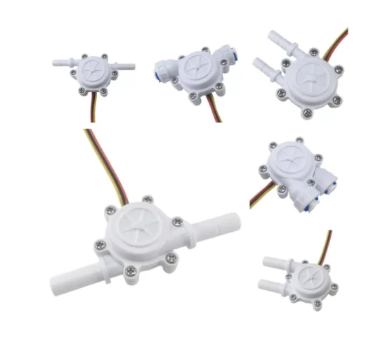 YF-S201C G1/2 Inch Water Flow Sensor Food-Grade Switch Hall  Flowmeter Fluid Meter Counter 1-30L/Min 5-15V  Transparent