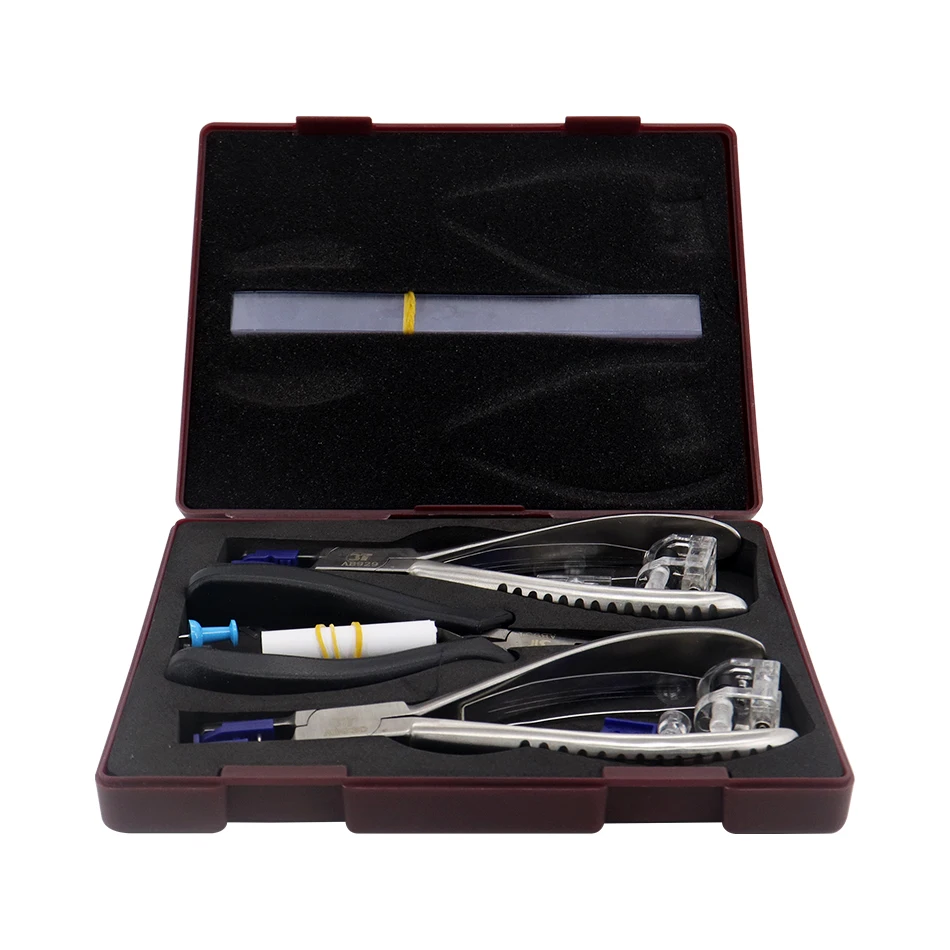 Optical Disassembly Tool Rimless Glasses Frame Eyeglasses Repair Pliers Kit Set