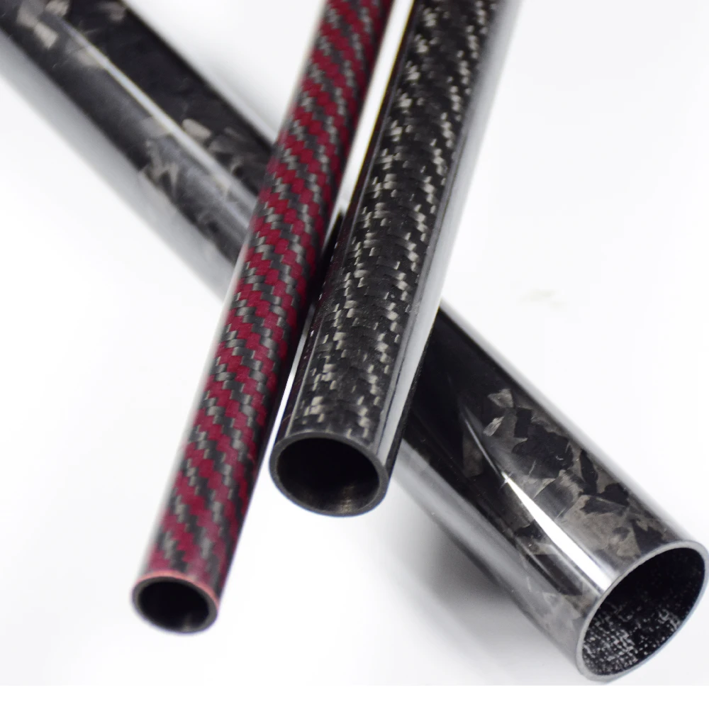 Low Deflection 80 100 Carbon Fiber Power Tube High Pressure Resistant