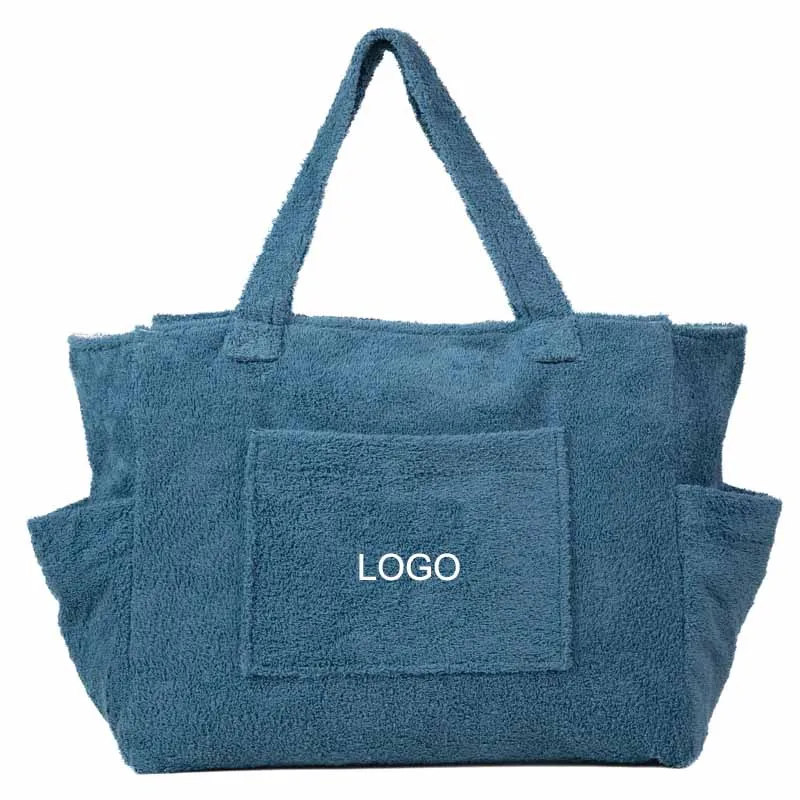 Nuove borse da spiaggia da donna Extra Large di lusso spugna Tote