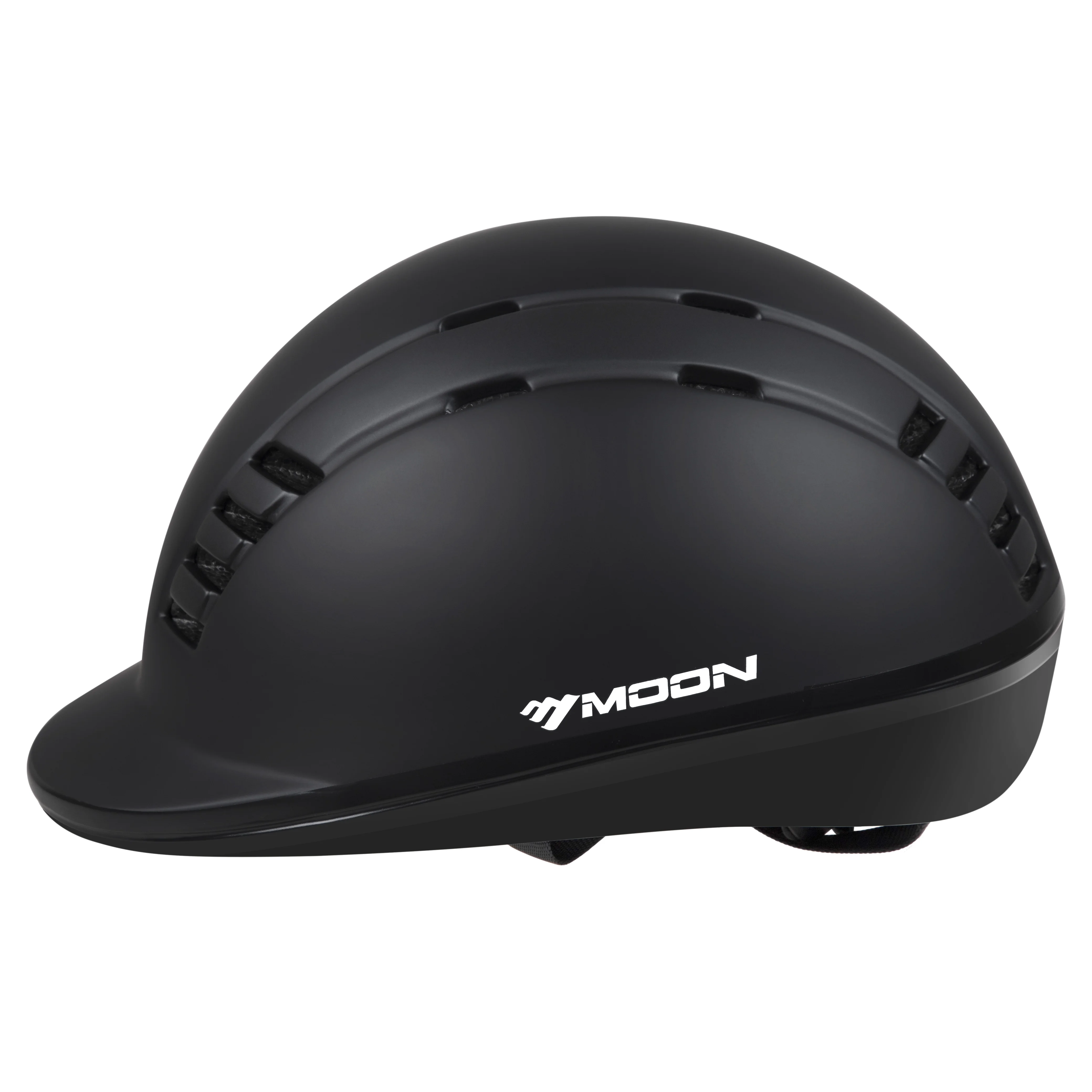 Moon New 2022 Horse Riding Helmet Black Halfcovered Safety Equestrian
