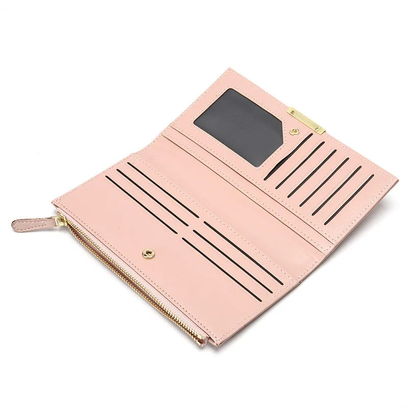 Trendy PU Leather Wallets for Women High Capacity Fashion