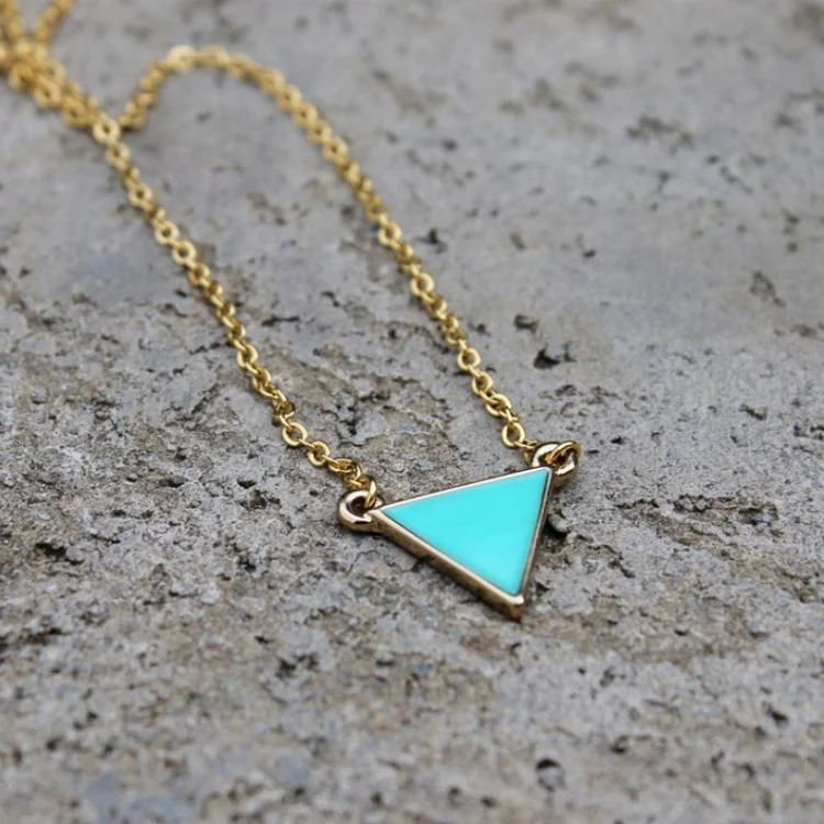 Minimalism Real Turquoise Jewelry 
