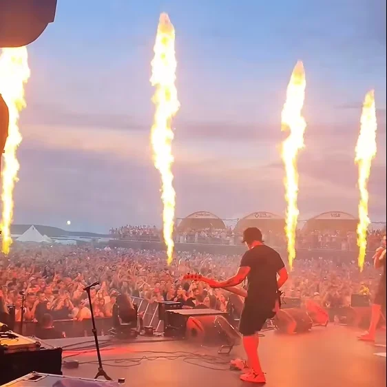 Flame Thrower Machine in Waterproof Fire Projector Thrower with diesel Fuelt Flame Machine