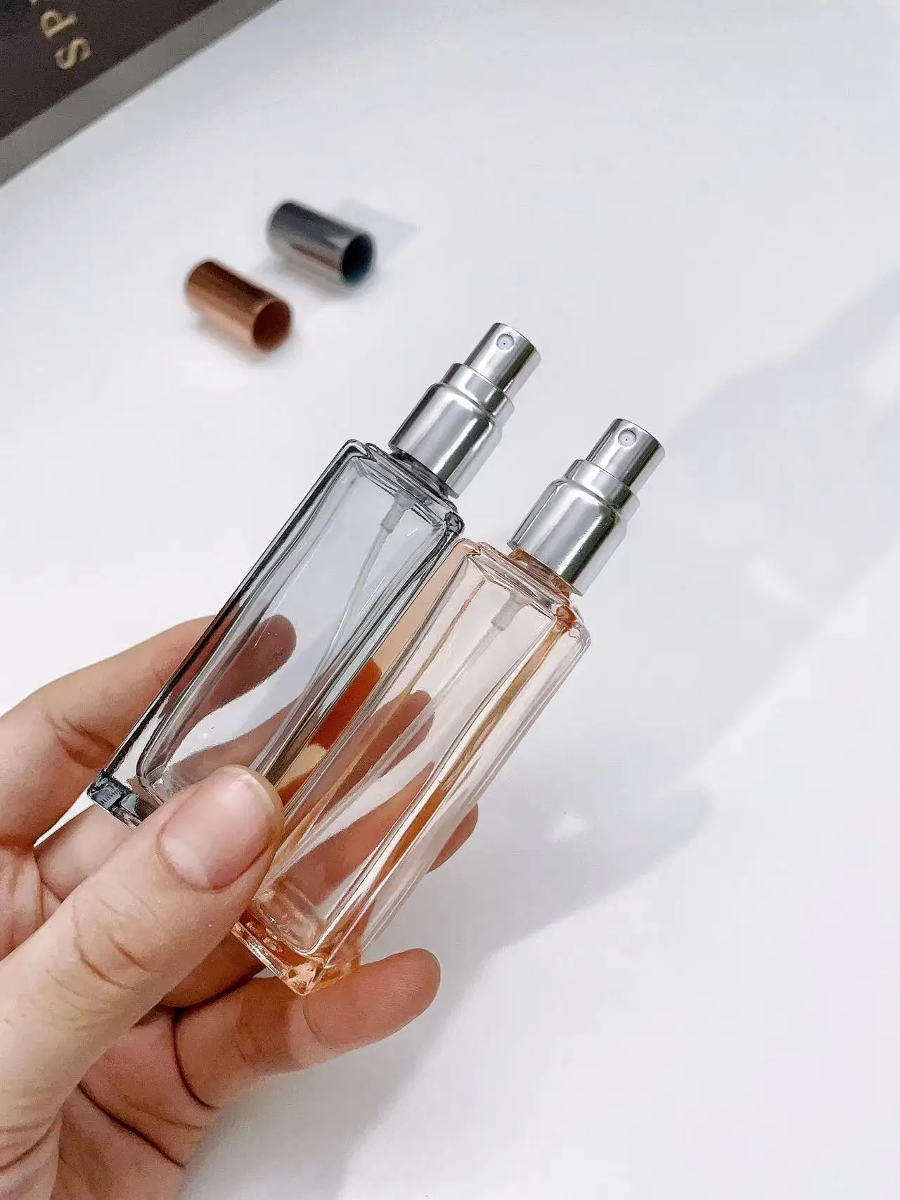 Perfume sample bottle Custom empty perfume bottle manufacturing mini 15ml 5ml 10ml 30ml 50ml 100ml glass perfume bottle
