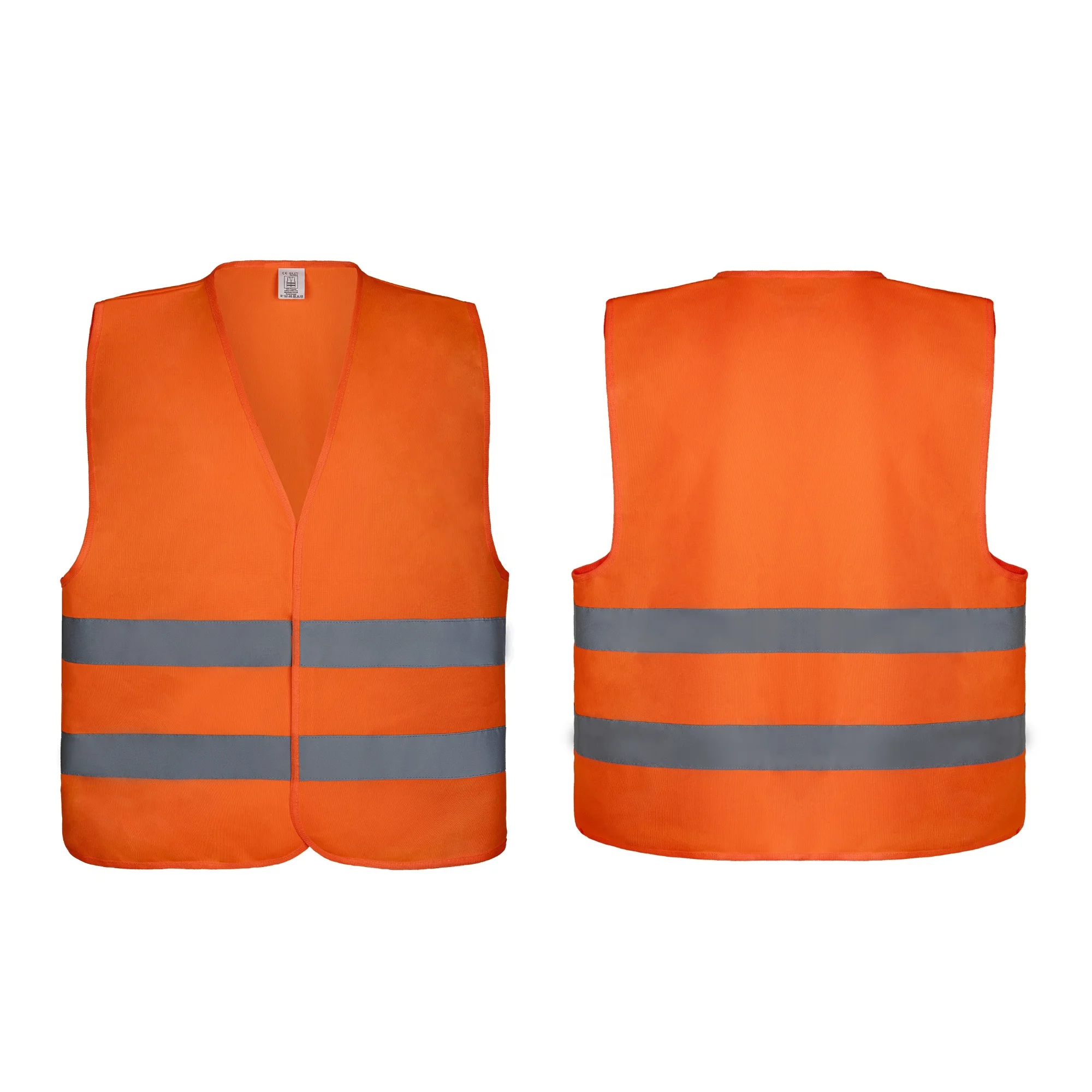 BROLEO Gilet Ad Alta Visibilità, Gilet Di Sicurezza Riflettente Multiuso Confortevole Rete Traspirante Rossa Con Fluoresceina Per Cantieri Stradali (S - Foto 8