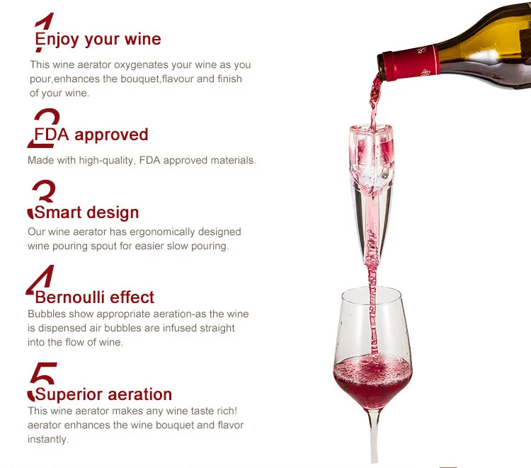 wine accessories Fat Magic Decanter aerator pourer Wine Aerator wine decanter