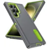 Grey + bright green