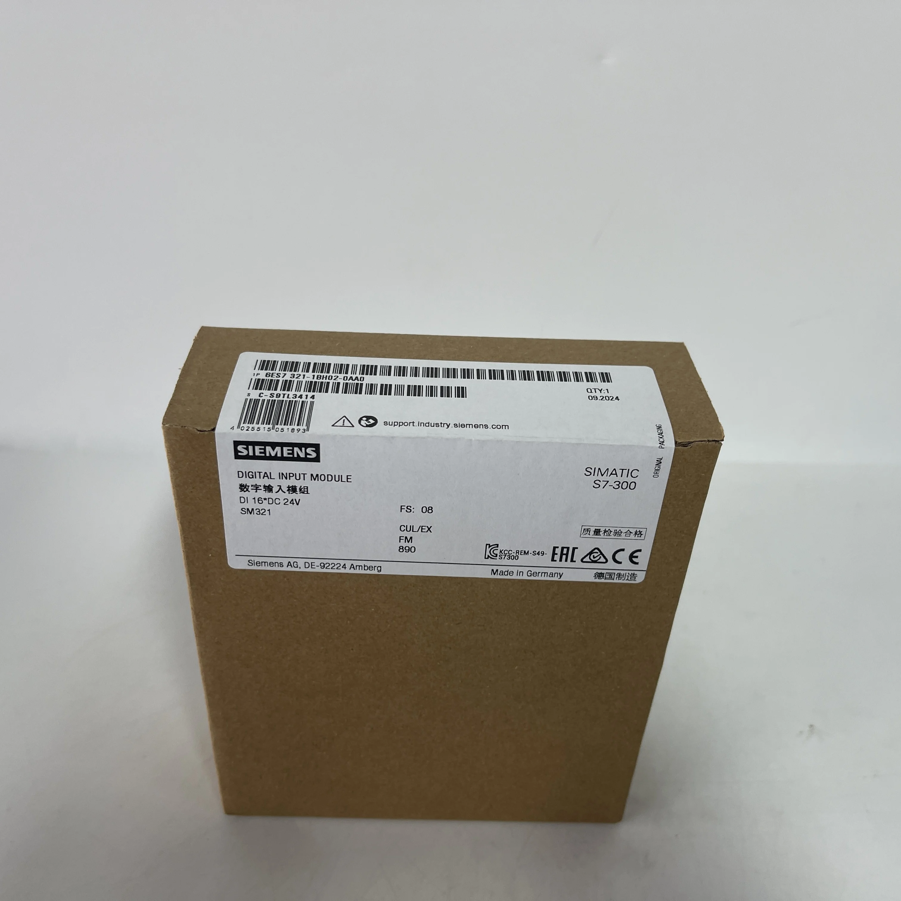 Siemens Digital Input Module (S7-300 PLC) 6ES7321-1BH02-0AA0 Siemens Digital Input Module (S7-300 PLC) 6ES7321-1BH02-0AA0