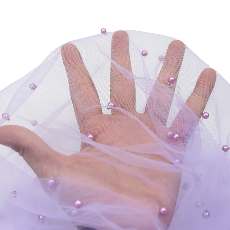 В наличии, оптовая цена, Тюль из бисера и жемчуга, тюль из Жемчужной ткани, свадебная жемчужная ткань