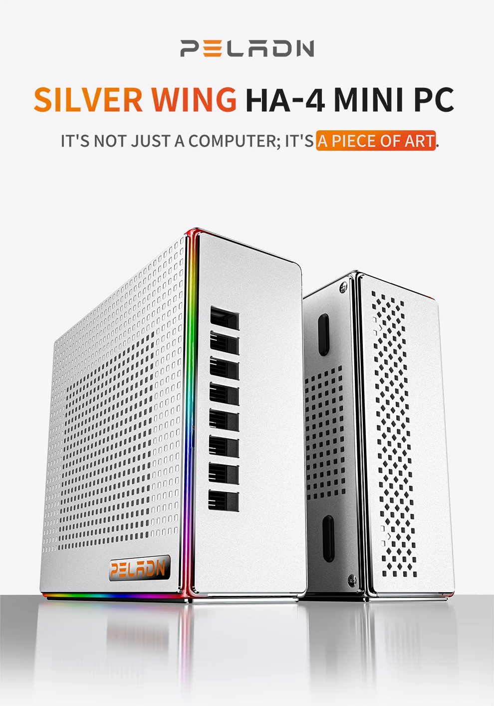 2024 New High Performance Mini PC CPU AMD Ryzen7 7735HS 7840HS Barebone ...