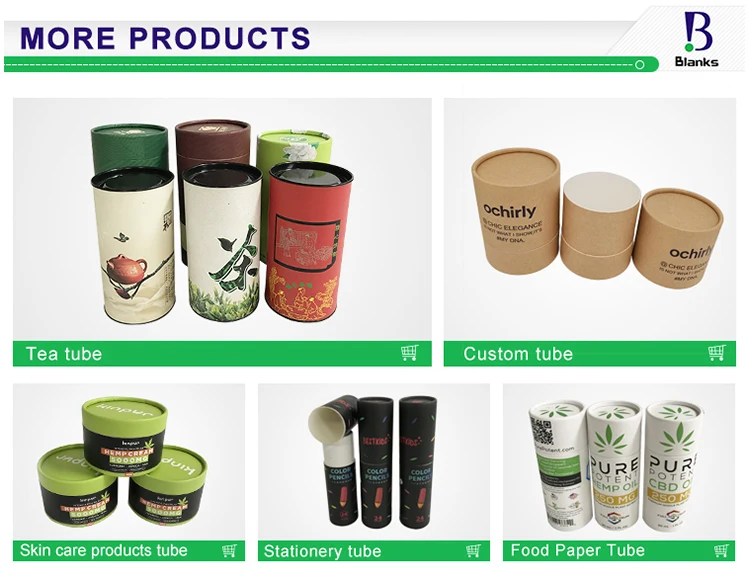 Simple White Cardboard Kraft Round Carton Box Cylinder Packaging