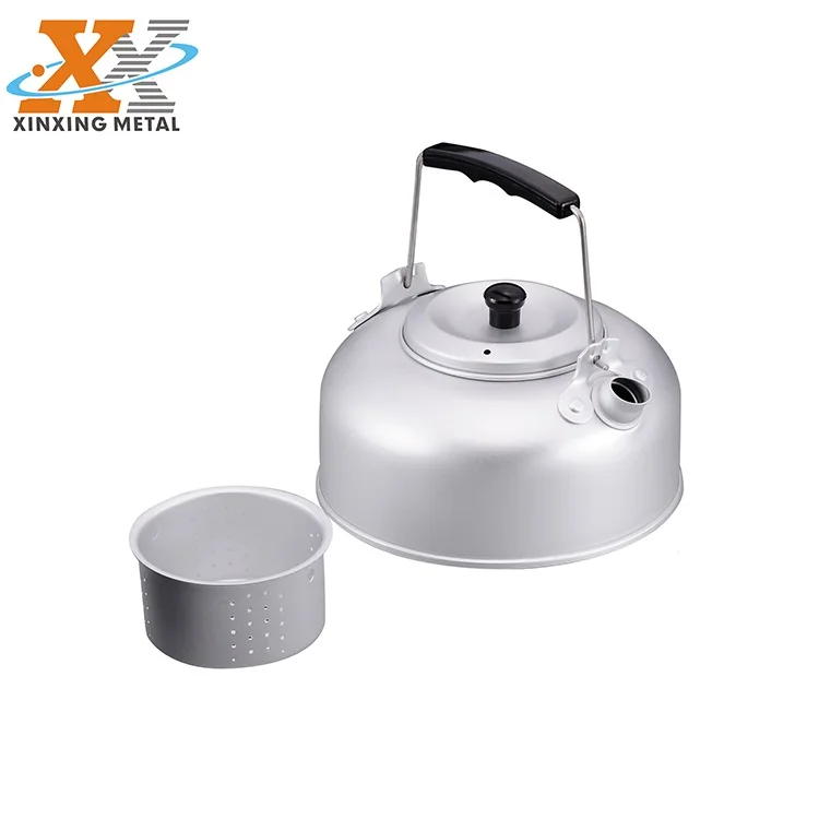 Factory Supply Camping 0.8L Water Kettle Aluminium Tea Kettle With Handle factory