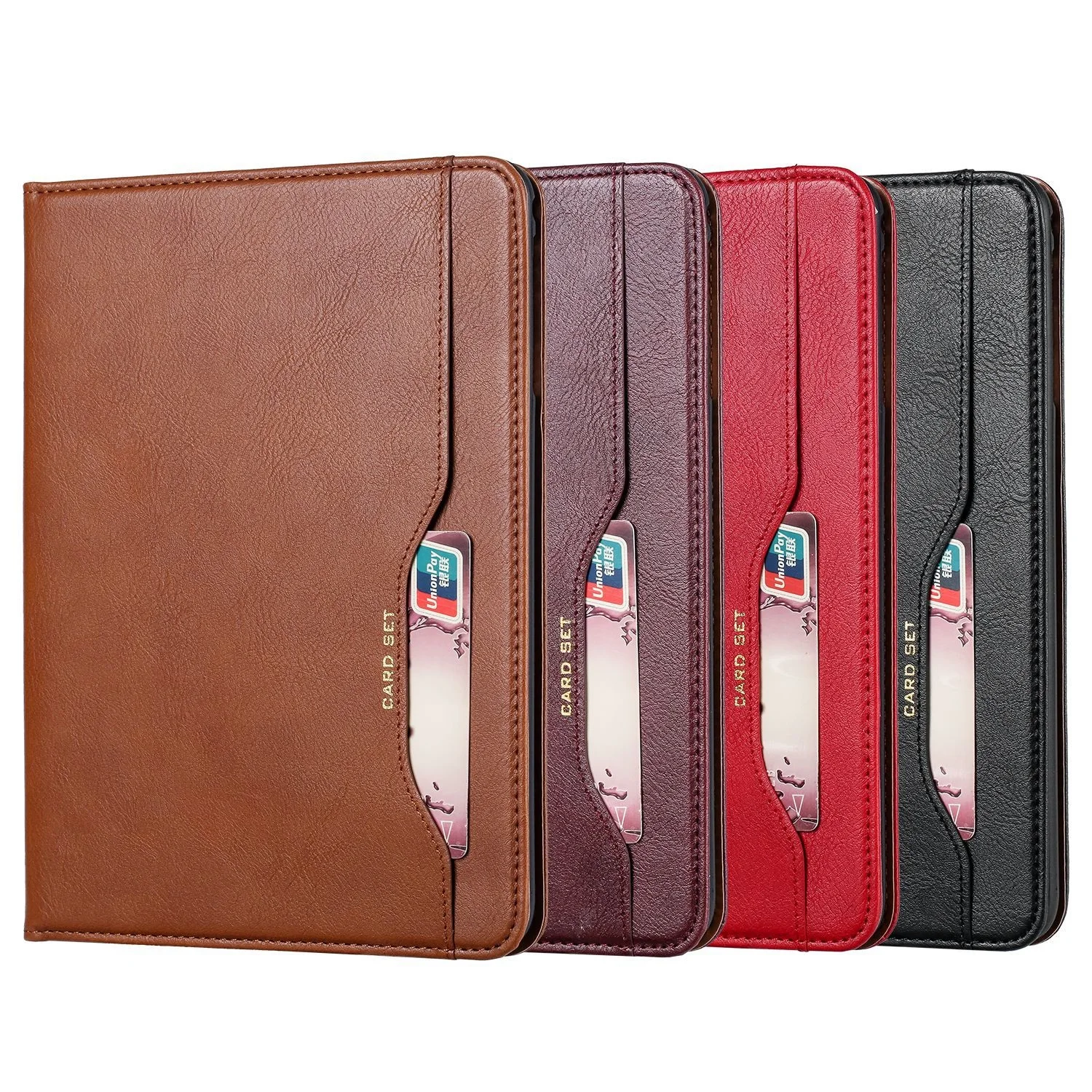 Classic Business Tablet Case for iPad 10.2/10.5 pro11 Card slot protective case with pen slot leather case details