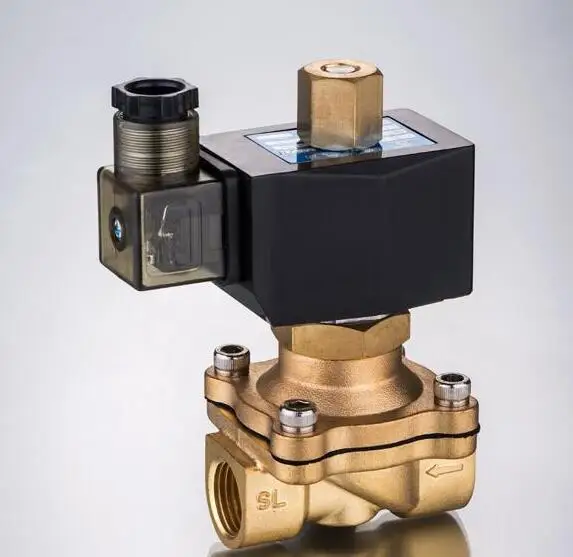 Brass material high quality normally open solenoid water solenoid valve 24v ac 2W160-15NO