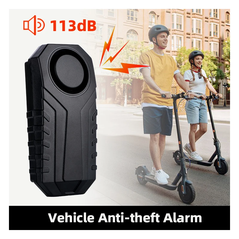 venom go heat and vibration wearable WSDCAM Bike Alarm With Remote 2 Pack