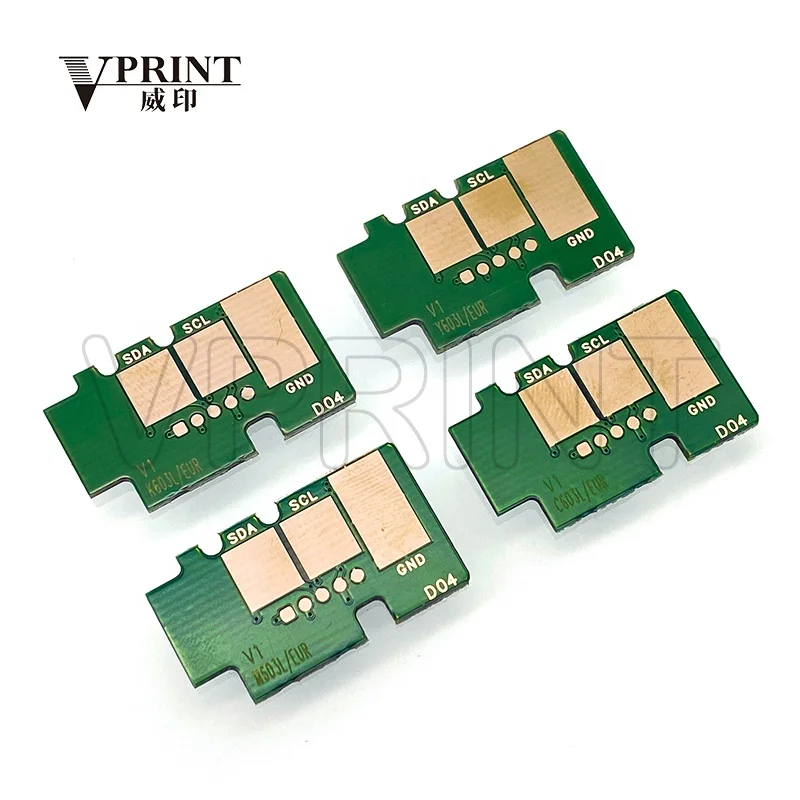 CLT-K603L CLT-C603L CLT-M603L CLT-Y603L ਟੋਨਰ ਚਿੱਪ ਸੈਮਸੰਗ ਪ੍ਰੋਐਕਸਪ੍ਰੈਸ SL-C4010 SL-C4060 SL-C4062 C4010 4060 4062 C M Y K ਸੈੱਟ ਲਈ