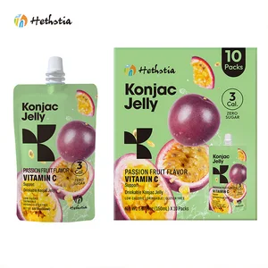 Ready to Eat Slimming Shirataki Jelly Passion Fruit Flavor Gluten Free Non-GMO Low Calorie Shirataki Jelly