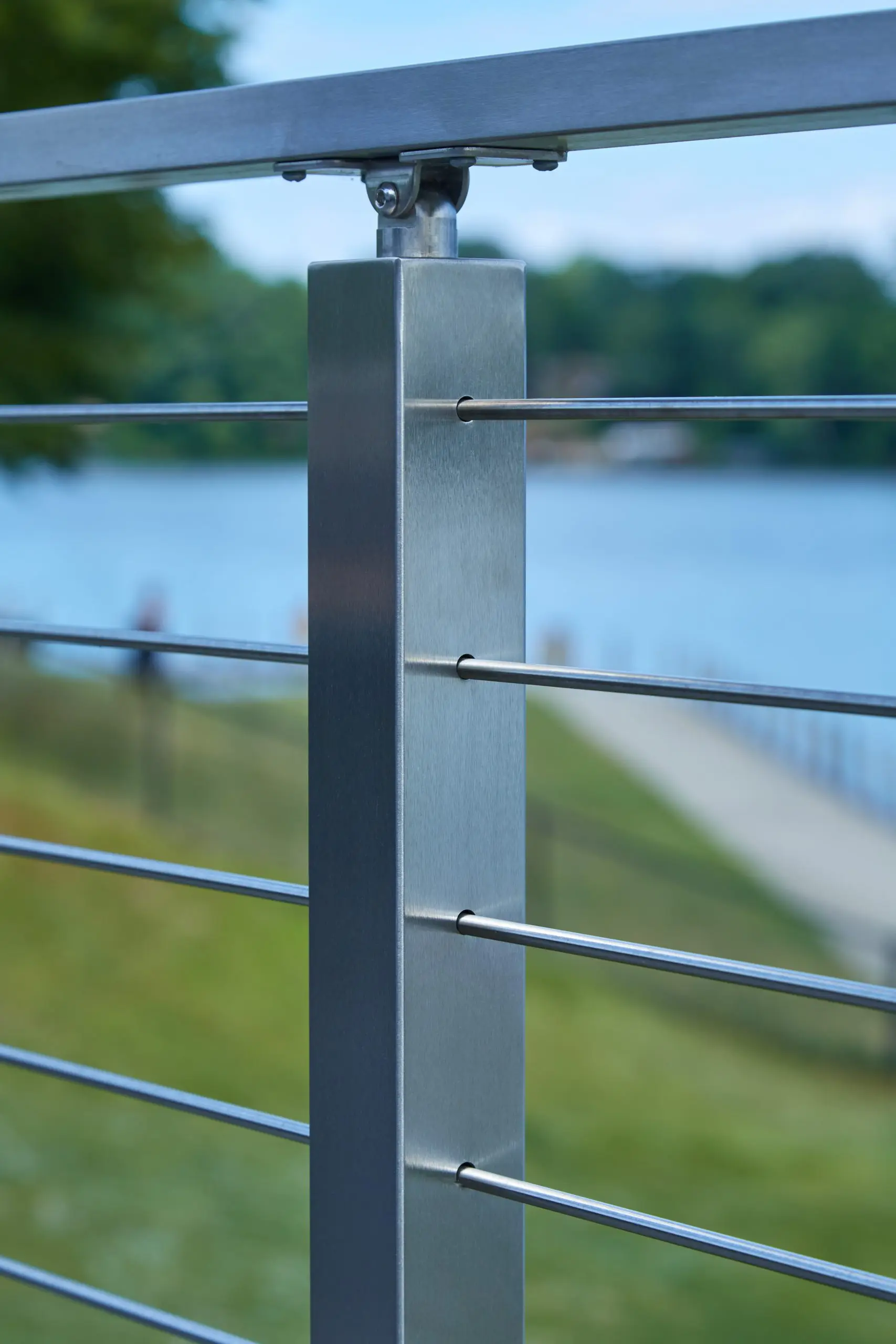 Modern Design Stainless Steel 304/316 Rod Bar Railing For Staircase Balcony manufacture