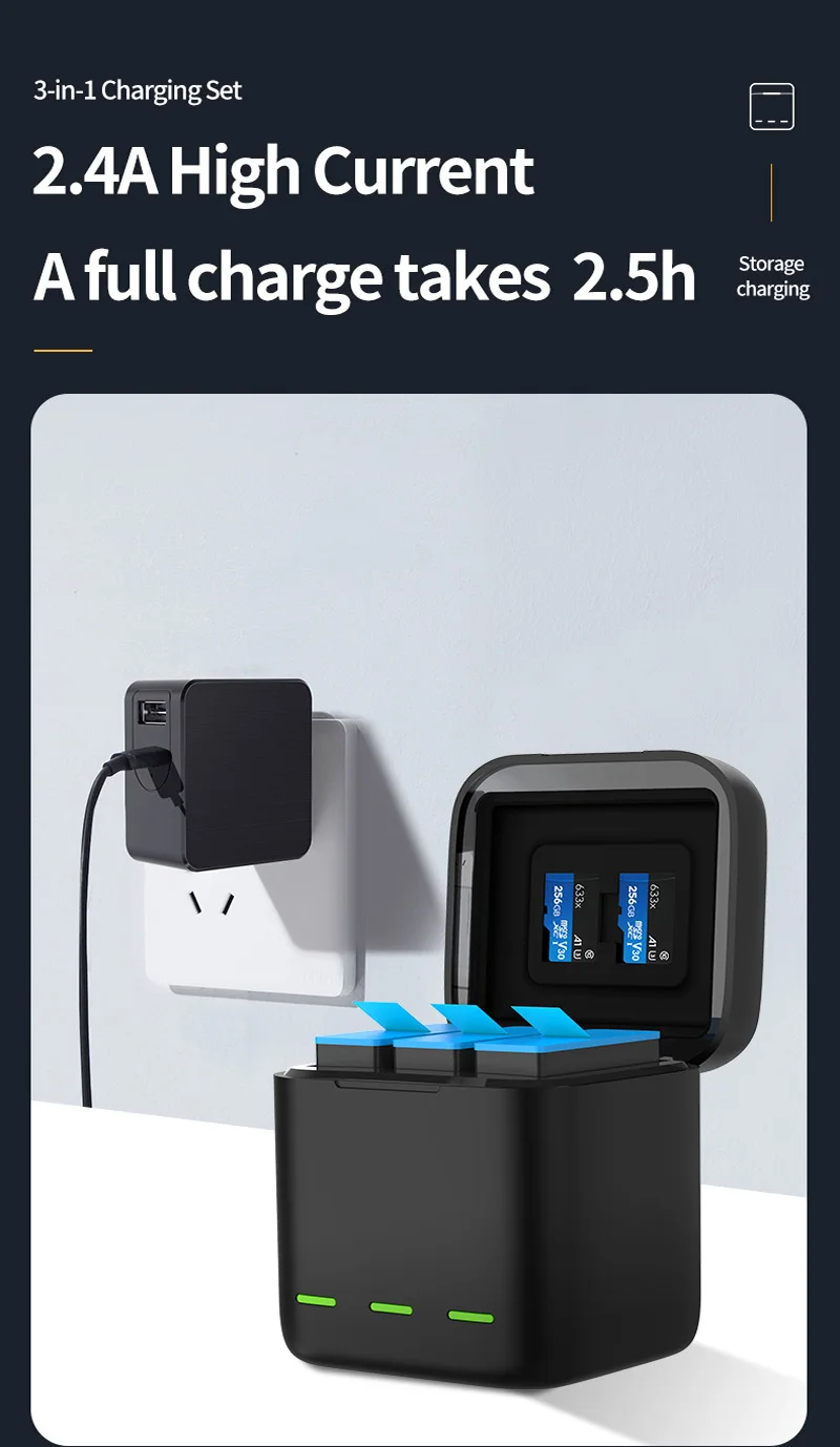 Gopro 9电池充电器3路智能充电盒go Pro可充电1750mah电池储物盒 用于gopro英雄9配件 Buy 快速充电器的go Pro 9运动相机 Gopro 9电池充电器 更换电池gopro英雄9 Product On Alibaba Com Gopro 9电池充电器3路智能充电盒go Pro可充电1750mah电池储物盒 用于gopro英雄9配件 Buy 快速充电器的go Pro 9运动相机 Gopro 9电池充电器 更换电池gopro英雄9 Product On Alibaba Com