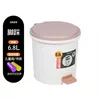 6.8L brown inner bin with 40 garbage bags