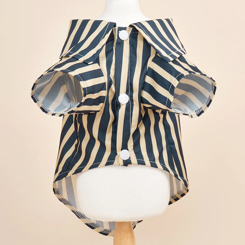 Pet Clothes Striped Shirt British Temperament cat Clothes Cross-border Source Manufacturers Wholesale Dog Clothes manufacture