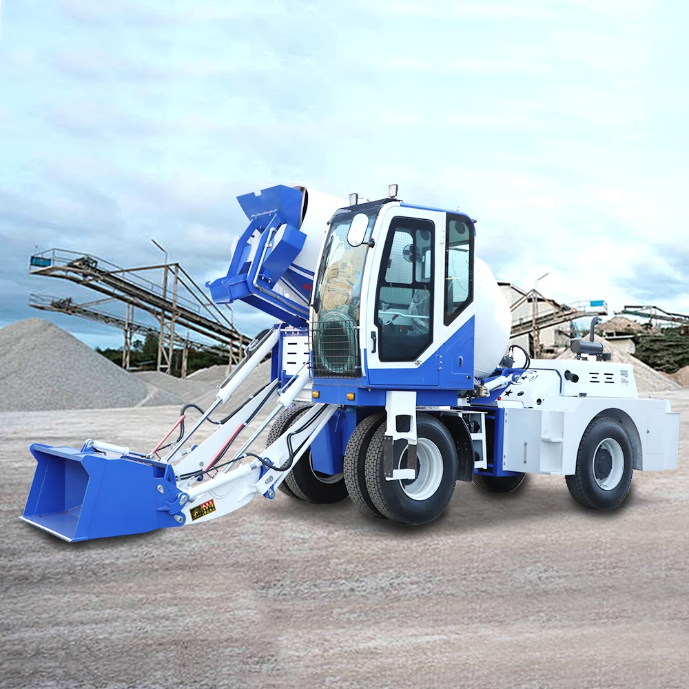 3.5m3 Customized Self Loading  Concrete Mixer Truck Mini Mobile Concrete Mixer Truck