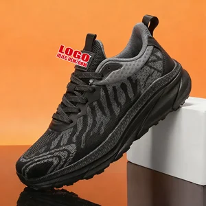 Men's Women's Light-Weight Road Running Sneakers Low-Top Jogger Athletic Shoes EVA Insole Platform Stretch Fabric Minimal Design