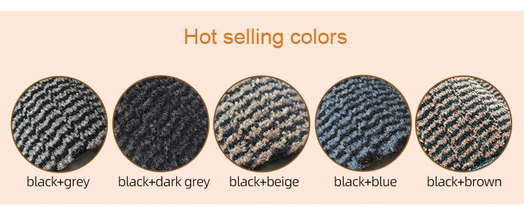 Durable Classic PP Cut Pile TPE Backing Doormat Modern Style Outdoor Entrance Mat(图8)