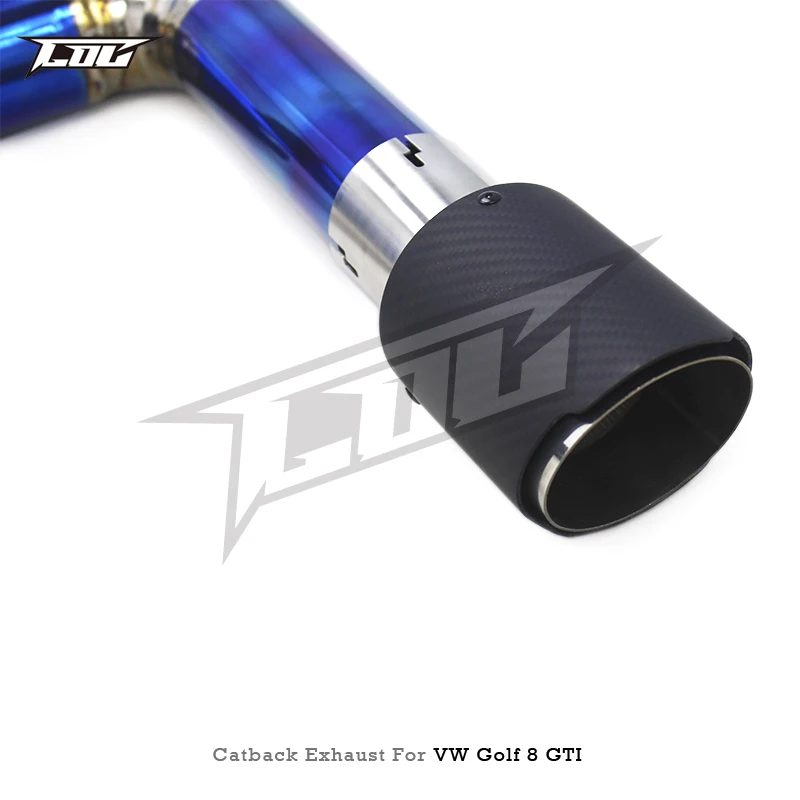 OEM Valvetronic Exhaust Muffler for VW GOLF 8/MK8/GTI 2.0T