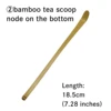 Cuchara de té de bambú (chashaku) con nodo
