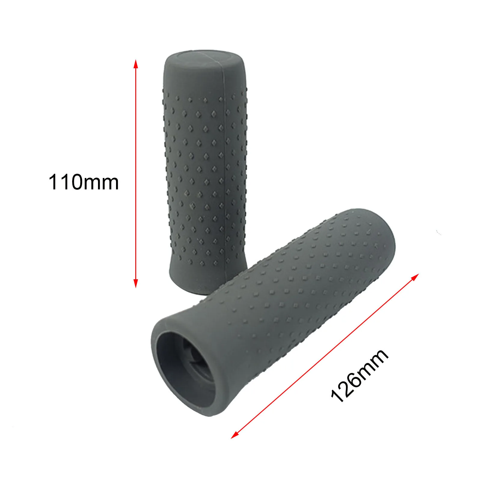 Replacement 36v Silicone Handlebar Grips for Max G30 Electric Kick Scooter Sharing Usage Available in Gray Black