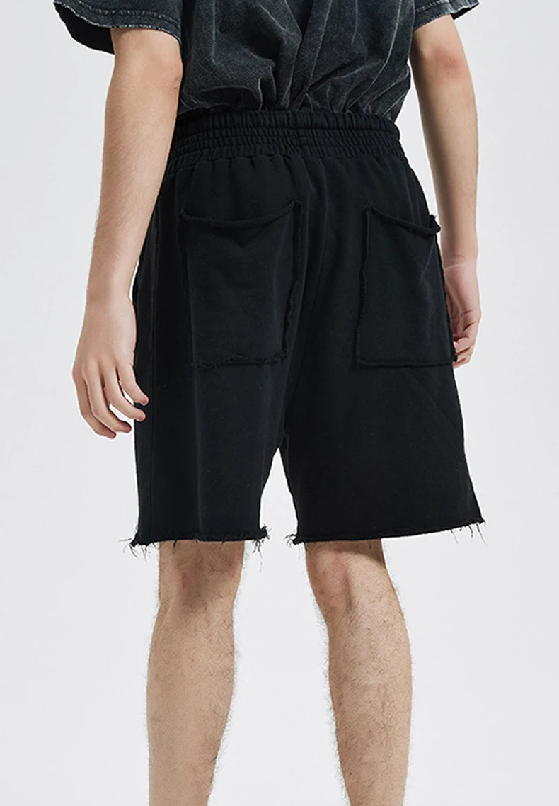 Summer Essential 100% βαμβακερό ανδρικό σορτς με τσέπες Κοντό παντελόνι γυμναστικής Αθλητικό σορτς συν μέγεθος για άνδρες136_voghion.com
