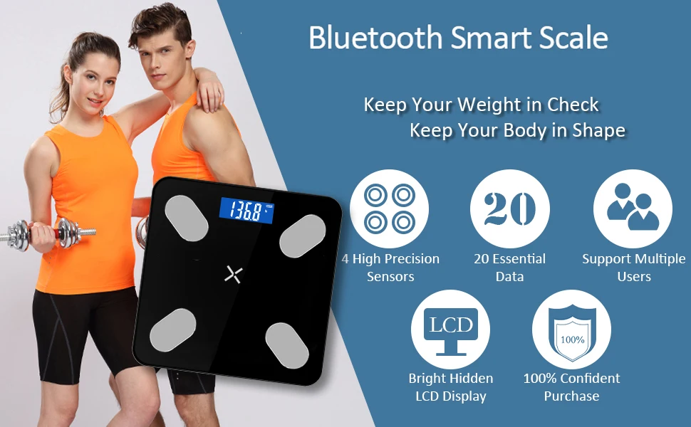 Wholesale BL-2601 180Kg 396Lb Muscle Measure Protein Rate Body Fat  Percentage Weight Scale From m.