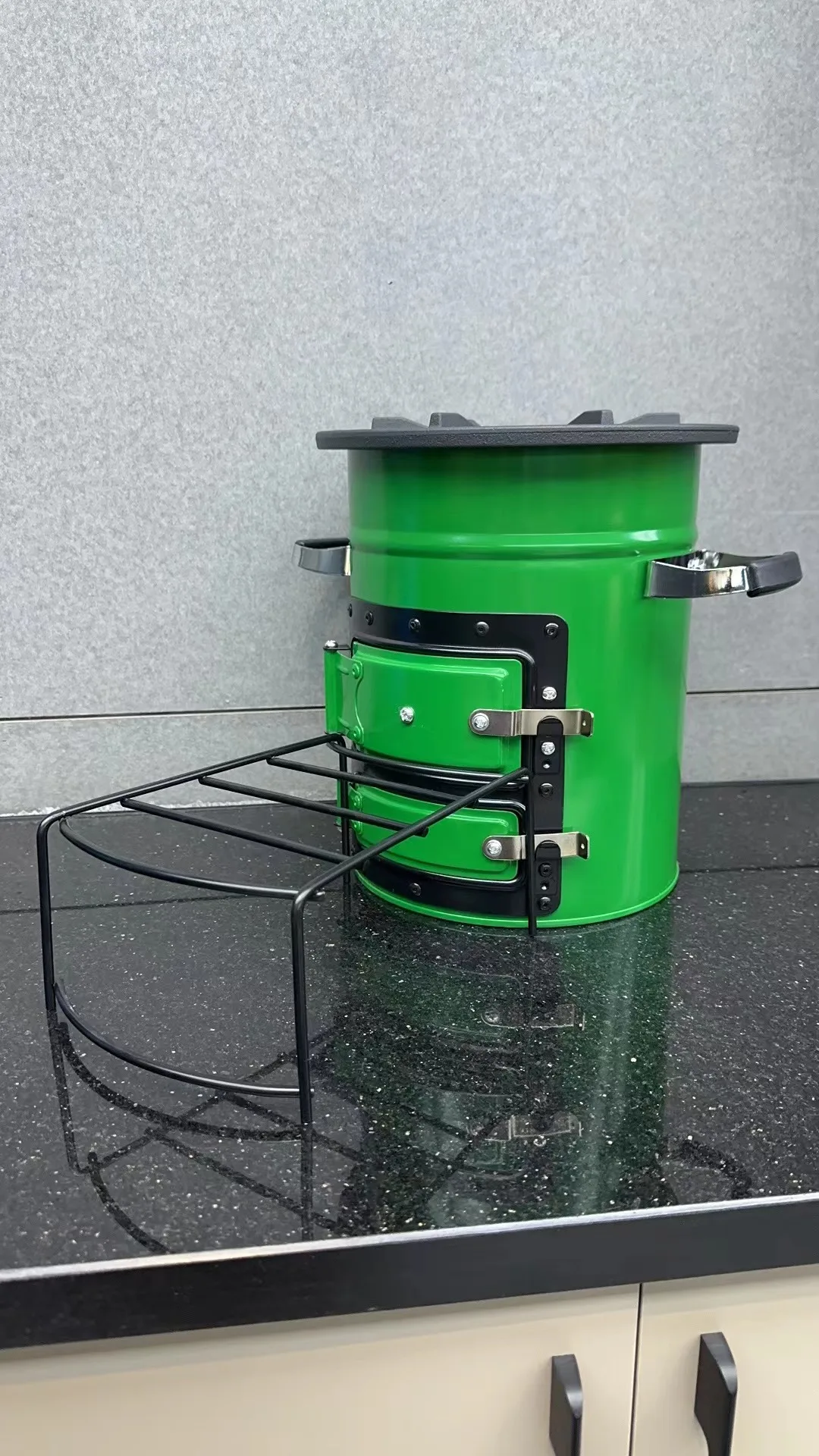 Most Efficient New Hot Selling Portable Kitchen Top Two Door Wood