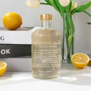 Smooth 8% ABV 500ML Mangosteen Jasmine Sweet White Wine - Sweet White Wine for Supermarket Wholesale Café Drinks