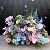 Les fleurs bleu-violet de Monet