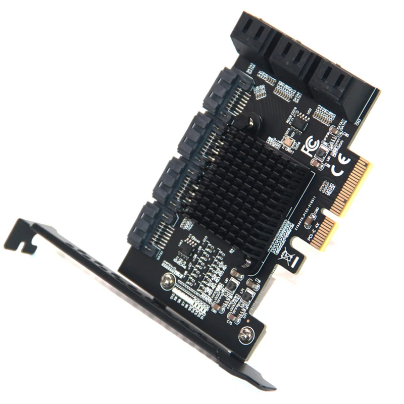 chia mining riser 10 port pcie sata card pci express sata