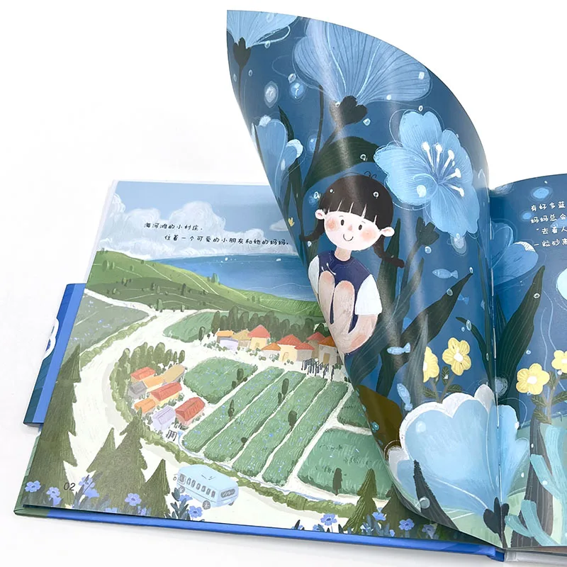 Custom Comic Book Coloring Professional Color Panel Books Kids Baby Children's Hardcover Book Printing supplier