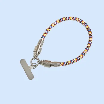 Charging Cable With Hanging Strap, Cross-body, Polyester Braided Hanging Strap, Card Spacer, Universal Data Cable Strap
