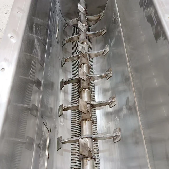 High Quality Sewage Sludge Shredder Sludge Slitter for Continuous Sludge Mesh Belt Dryer 5