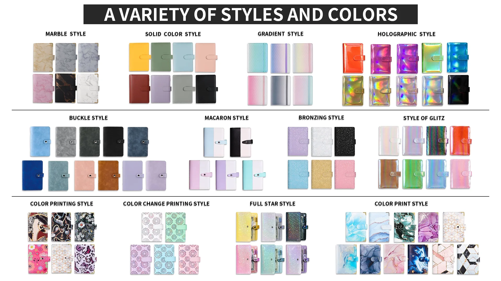 Embossed Budget Binder Purple Daisy A6 Budget Binder Panner In Stock