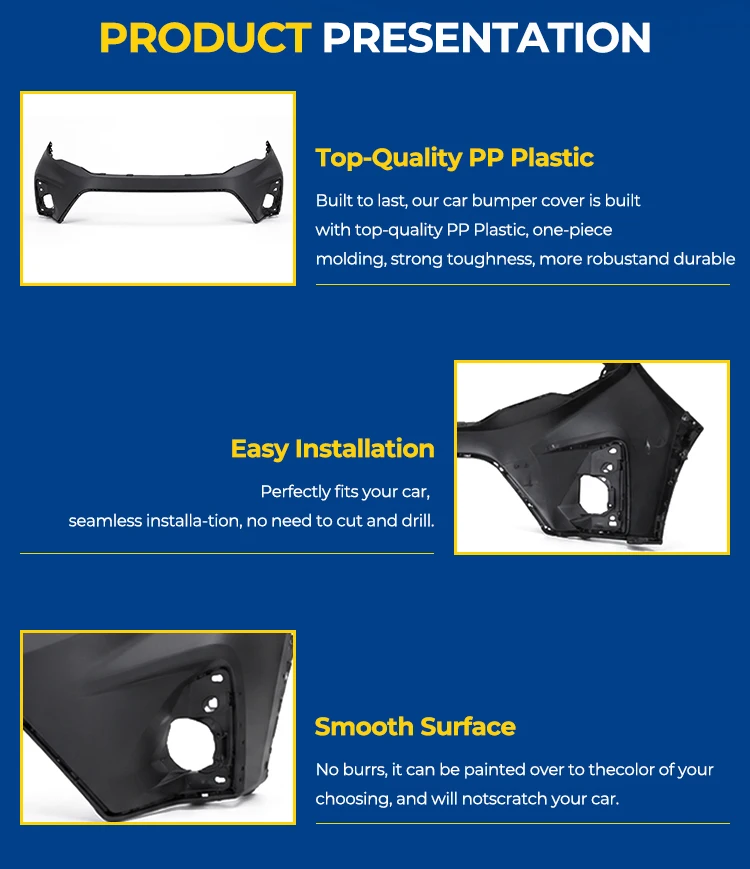product for gac trumpchi ga8 la1c 0a5 00 front bumper cover abs plastic universal unpainted one year warranty-3