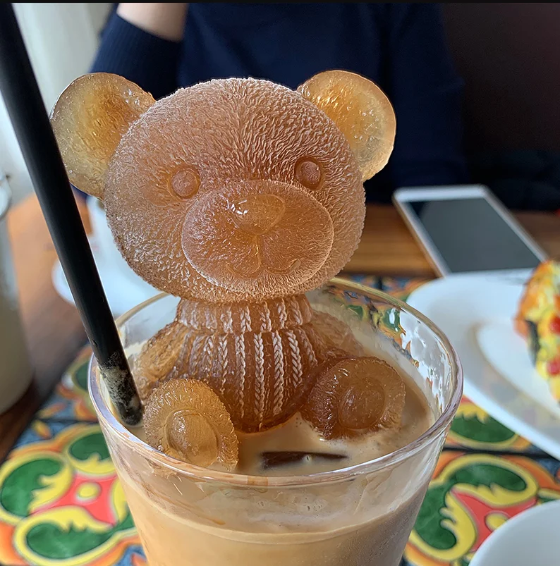 milk tea teddy bear