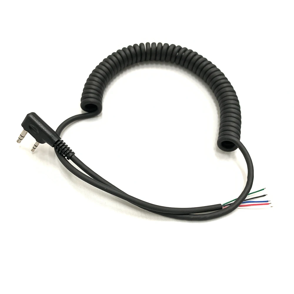 K style connector cable for Kenwood Baofeng 2 pins walkie talkie two way radio