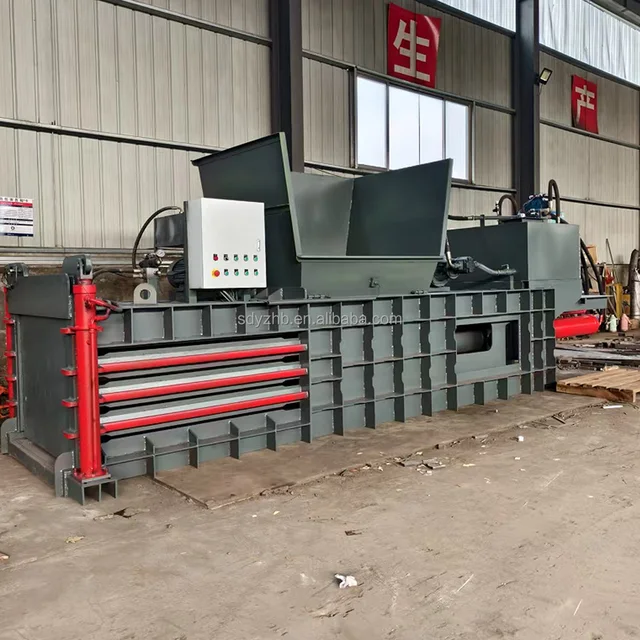 High Yield Automatic Horizontal Scrap Metal Baling Machine Industrial Waste Compactor for Heavy-Duty Steel Recycling