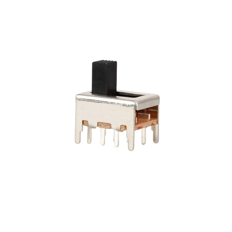 SS-23F06 10 Pin Vertical Mini Home Switch Free Sample Electrical Slide Switches Manufactured in China