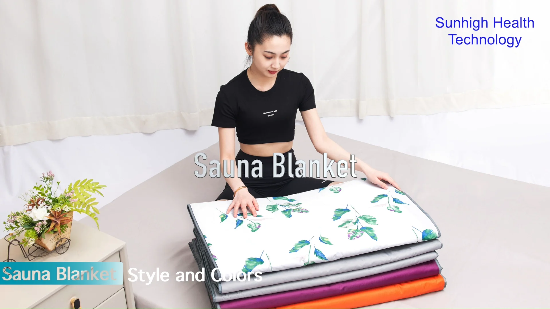 Sunhigh New Designed Sauna Blanket For Detox Fir Sauna,Sweating Body