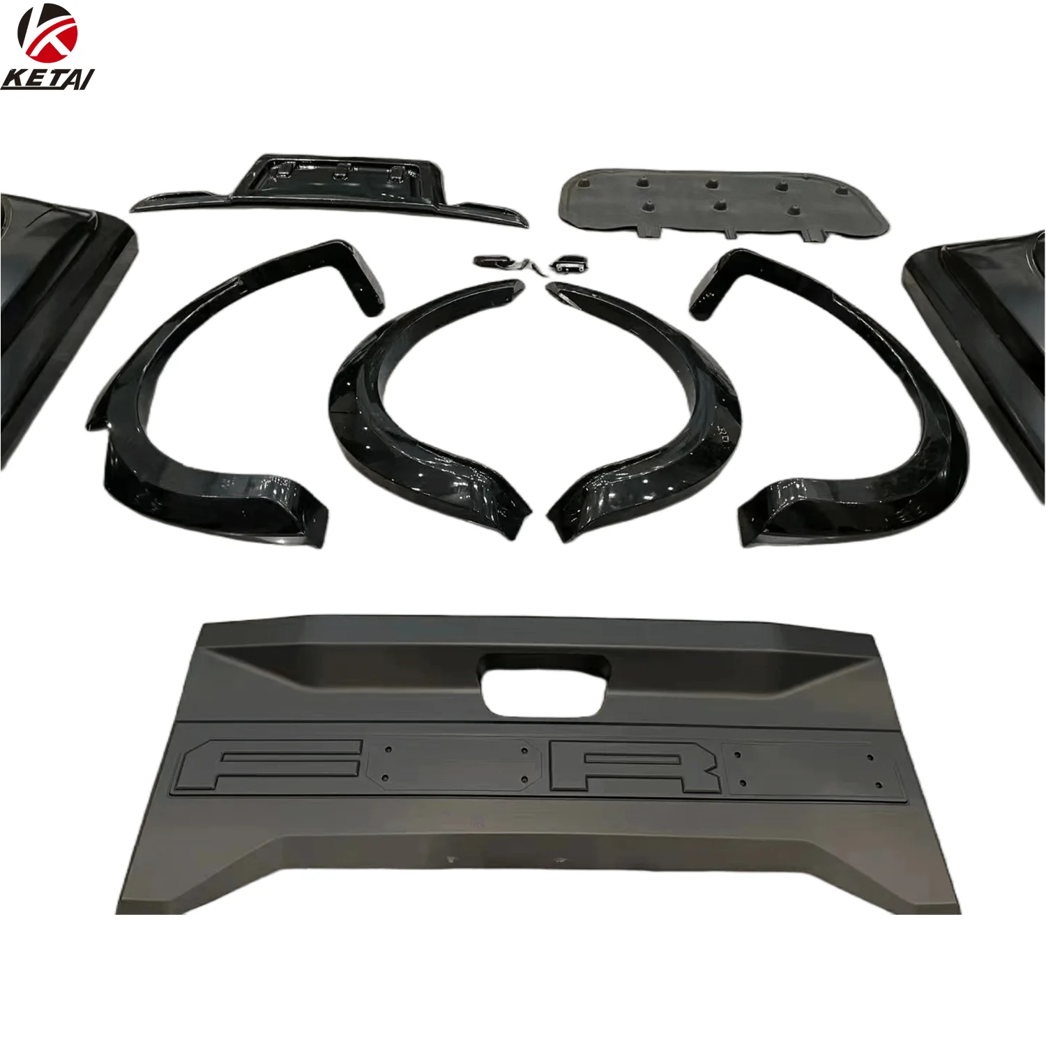 Factory Raptor Style Body Kit Fender Headlight Taillight Front Bumper