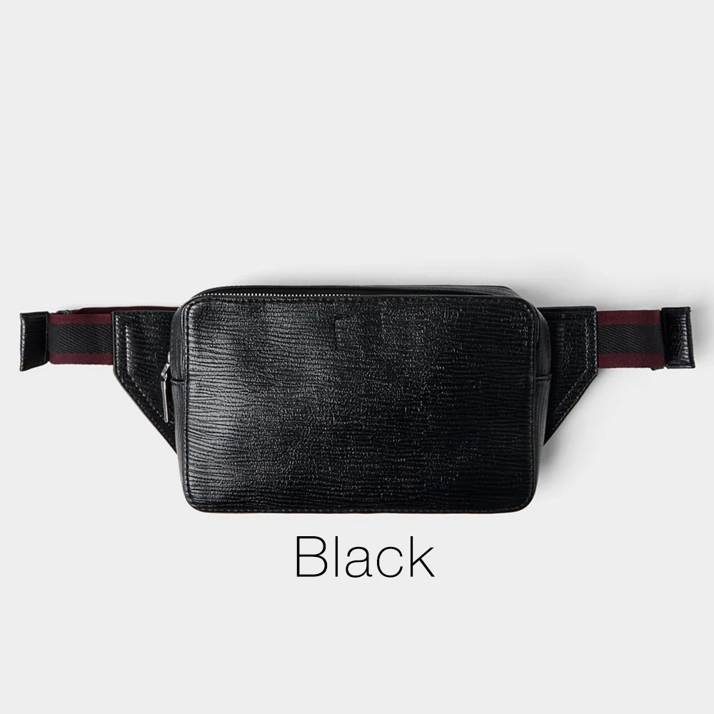 Custom Fashion Square Black Epi Leather Mens Bum Pouch Belt Waist Bag Fanny  Pack For Men - Buy Custom Fashion Square Black Epi Leather Mens Bum Pouch  Belt Waist Bag Fanny Pack